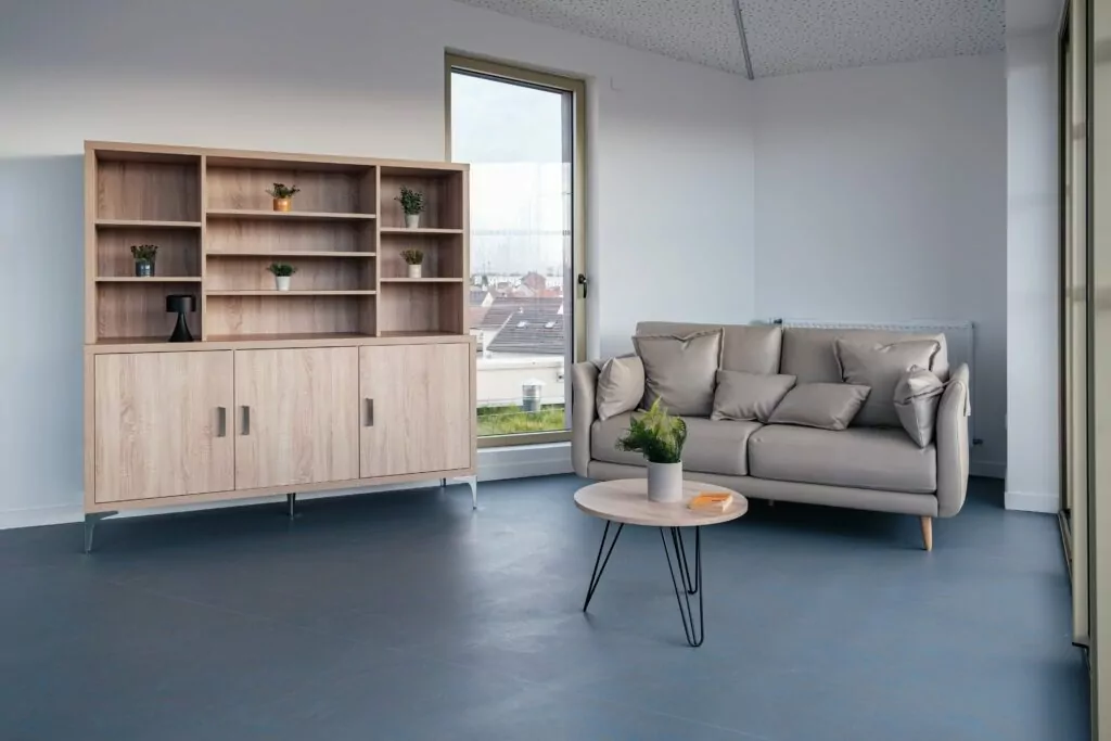 CANAPE NORTH - TABLE BASSE EPINGLE - MEUBLE GALA